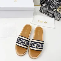 Cheap Christian Dior Slippers For Women #1409178 Replica Wholesale [$85.00 USD] [ITEM#1409178] on Replica Christian Dior Slippers