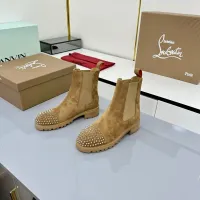 Cheap Christian Louboutin Boots For Women #1409218 Replica Wholesale [$128.00 USD] [ITEM#1409218] on Replica Christian Louboutin Boots