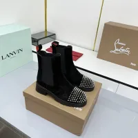 Cheap Christian Louboutin Boots For Women #1409219 Replica Wholesale [$128.00 USD] [ITEM#1409219] on Replica Christian Louboutin Boots