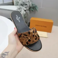 Cheap Louis Vuitton Slippers For Women #1409221 Replica Wholesale [$85.00 USD] [ITEM#1409221] on Replica Louis Vuitton Slippers