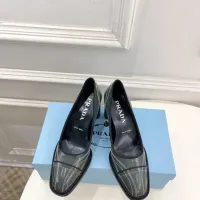 Cheap Prada High-heeled Shoes For Women #1409237 Replica Wholesale [$125.00 USD] [ITEM#1409237] on Replica Prada High-heeled Shoes