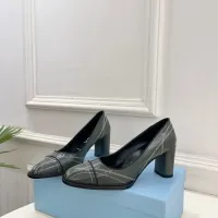 Cheap Prada High-heeled Shoes For Women #1409237 Replica Wholesale [$125.00 USD] [ITEM#1409237] on Replica Prada High-heeled Shoes