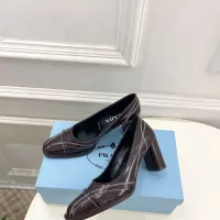 Cheap Prada High-heeled Shoes For Women #1409238 Replica Wholesale [$125.00 USD] [ITEM#1409238] on Replica Prada High-heeled Shoes