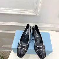 Cheap Prada High-heeled Shoes For Women #1409239 Replica Wholesale [$125.00 USD] [ITEM#1409239] on Replica Prada High-heeled Shoes