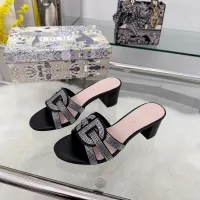 Cheap Christian Dior Slippers For Women #1409337 Replica Wholesale [$88.00 USD] [ITEM#1409337] on Replica Christian Dior Slippers