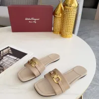 Cheap Salvatore Ferragamo Slippers For Women #1409340 Replica Wholesale [$82.00 USD] [ITEM#1409340] on Replica Salvatore Ferragamo Slippers