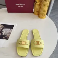 Cheap Salvatore Ferragamo Slippers For Women #1409341 Replica Wholesale [$82.00 USD] [ITEM#1409341] on Replica Salvatore Ferragamo Slippers