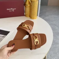 Cheap Salvatore Ferragamo Slippers For Women #1409345 Replica Wholesale [$82.00 USD] [ITEM#1409345] on Replica Salvatore Ferragamo Slippers