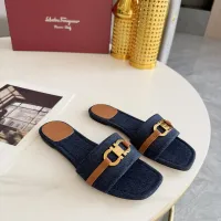 Cheap Salvatore Ferragamo Slippers For Women #1409348 Replica Wholesale [$82.00 USD] [ITEM#1409348] on Replica Salvatore Ferragamo Slippers