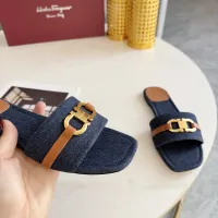 Cheap Salvatore Ferragamo Slippers For Women #1409348 Replica Wholesale [$82.00 USD] [ITEM#1409348] on Replica Salvatore Ferragamo Slippers