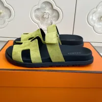 Cheap Hermes Slippers For Men #1409370 Replica Wholesale [$98.00 USD] [ITEM#1409370] on Replica Hermes Slippers