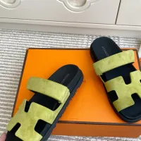 Cheap Hermes Slippers For Men #1409370 Replica Wholesale [$98.00 USD] [ITEM#1409370] on Replica Hermes Slippers