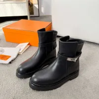 Cheap Hermes Boots For Women #1409379 Replica Wholesale [$118.00 USD] [ITEM#1409379] on Replica Hermes Boots