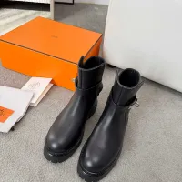 Cheap Hermes Boots For Women #1409379 Replica Wholesale [$118.00 USD] [ITEM#1409379] on Replica Hermes Boots