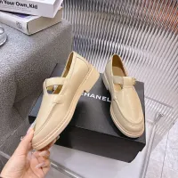Cheap Chanel Leather Shoes For Women #1409381 Replica Wholesale [$102.00 USD] [ITEM#1409381] on Replica Chanel Leather Shoes