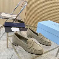 Cheap Prada Leather Shoes For Women #1409383 Replica Wholesale [$102.00 USD] [ITEM#1409383] on Replica Prada Leather Shoes