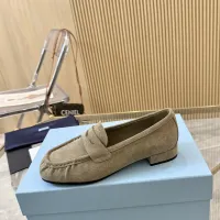 Cheap Prada Leather Shoes For Women #1409383 Replica Wholesale [$102.00 USD] [ITEM#1409383] on Replica Prada Leather Shoes