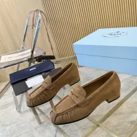 Cheap Prada Leather Shoes For Women #1409384 Replica Wholesale [$102.00 USD] [ITEM#1409384] on Replica Prada Leather Shoes