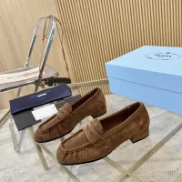 Cheap Prada Leather Shoes For Women #1409385 Replica Wholesale [$102.00 USD] [ITEM#1409385] on Replica Prada Leather Shoes