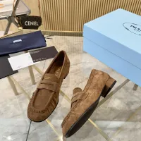 Cheap Prada Leather Shoes For Women #1409385 Replica Wholesale [$102.00 USD] [ITEM#1409385] on Replica Prada Leather Shoes