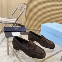 Cheap Prada Leather Shoes For Women #1409386 Replica Wholesale [$102.00 USD] [ITEM#1409386] on Replica Prada Leather Shoes