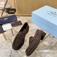 Cheap Prada Leather Shoes For Women #1409386 Replica Wholesale [$102.00 USD] [ITEM#1409386] on Replica Prada Leather Shoes