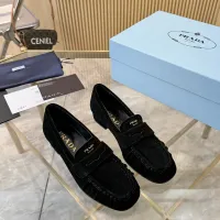 Cheap Prada Leather Shoes For Women #1409387 Replica Wholesale [$102.00 USD] [ITEM#1409387] on Replica Prada Leather Shoes