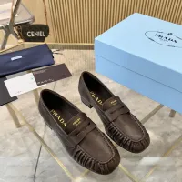 Cheap Prada Leather Shoes For Women #1409388 Replica Wholesale [$102.00 USD] [ITEM#1409388] on Replica Prada Leather Shoes