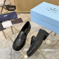 Cheap Prada Leather Shoes For Women #1409389 Replica Wholesale [$102.00 USD] [ITEM#1409389] on Replica Prada Leather Shoes