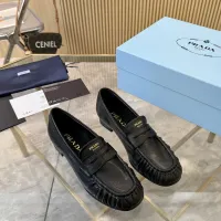 Cheap Prada Leather Shoes For Women #1409389 Replica Wholesale [$102.00 USD] [ITEM#1409389] on Replica Prada Leather Shoes