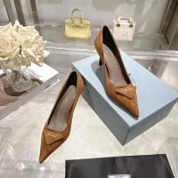 Cheap Prada High-heeled Shoes For Women #1409410 Replica Wholesale [$108.00 USD] [ITEM#1409410] on Replica Prada High-heeled Shoes