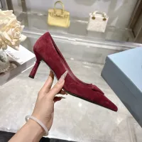 Cheap Prada High-heeled Shoes For Women #1409411 Replica Wholesale [$108.00 USD] [ITEM#1409411] on Replica Prada High-heeled Shoes