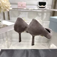 Cheap Prada High-heeled Shoes For Women #1409412 Replica Wholesale [$108.00 USD] [ITEM#1409412] on Replica Prada High-heeled Shoes