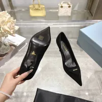 Cheap Prada High-heeled Shoes For Women #1409413 Replica Wholesale [$108.00 USD] [ITEM#1409413] on Replica Prada High-heeled Shoes