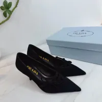 Cheap Prada High-heeled Shoes For Women #1409433 Replica Wholesale [$102.00 USD] [ITEM#1409433] on Replica Prada High-heeled Shoes