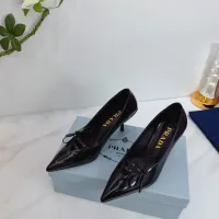 Cheap Prada High-heeled Shoes For Women #1409437 Replica Wholesale [$102.00 USD] [ITEM#1409437] on Replica Prada High-heeled Shoes