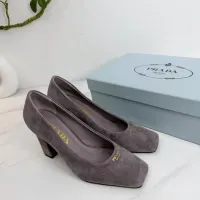Cheap Prada High-heeled Shoes For Women #1409438 Replica Wholesale [$102.00 USD] [ITEM#1409438] on Replica Prada High-heeled Shoes