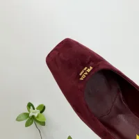 Cheap Prada High-heeled Shoes For Women #1409439 Replica Wholesale [$102.00 USD] [ITEM#1409439] on Replica Prada High-heeled Shoes