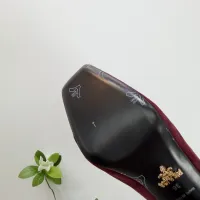 Cheap Prada High-heeled Shoes For Women #1409439 Replica Wholesale [$102.00 USD] [ITEM#1409439] on Replica Prada High-heeled Shoes