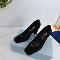 Cheap Prada High-heeled Shoes For Women #1409441 Replica Wholesale [$102.00 USD] [ITEM#1409441] on Replica Prada High-heeled Shoes
