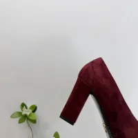 Cheap Prada High-heeled Shoes For Women #1409445 Replica Wholesale [$102.00 USD] [ITEM#1409445] on Replica Prada High-heeled Shoes