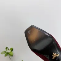 Cheap Prada High-heeled Shoes For Women #1409445 Replica Wholesale [$102.00 USD] [ITEM#1409445] on Replica Prada High-heeled Shoes