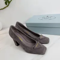 Cheap Prada High-heeled Shoes For Women #1409446 Replica Wholesale [$102.00 USD] [ITEM#1409446] on Replica Prada High-heeled Shoes