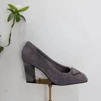 Cheap Prada High-heeled Shoes For Women #1409446 Replica Wholesale [$102.00 USD] [ITEM#1409446] on Replica Prada High-heeled Shoes