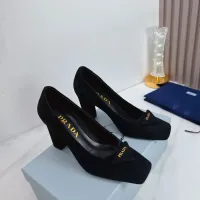 Cheap Prada High-heeled Shoes For Women #1409447 Replica Wholesale [$102.00 USD] [ITEM#1409447] on Replica Prada High-heeled Shoes