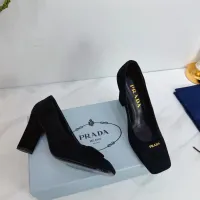 Cheap Prada High-heeled Shoes For Women #1409447 Replica Wholesale [$102.00 USD] [ITEM#1409447] on Replica Prada High-heeled Shoes