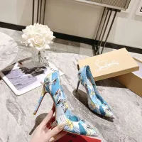 Cheap Christian Louboutin High-heeled shoes For Women #1409503 Replica Wholesale [$98.00 USD] [ITEM#1409503] on Replica Christian Louboutin High-heeled shoes