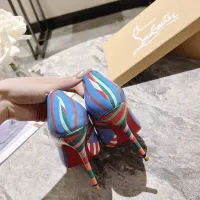 Cheap Christian Louboutin High-heeled shoes For Women #1409511 Replica Wholesale [$98.00 USD] [ITEM#1409511] on Replica Christian Louboutin High-heeled shoes