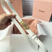 Cheap MIU MIU AAA Quality Belts For Women #1409548 Replica Wholesale [$52.00 USD] [ITEM#1409548] on Replica MIU MIU AAA Quality Belts