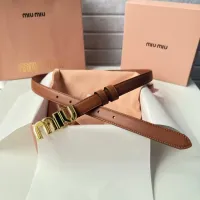 Cheap MIU MIU AAA Quality Belts For Women #1409550 Replica Wholesale [$52.00 USD] [ITEM#1409550] on Replica MIU MIU AAA Quality Belts